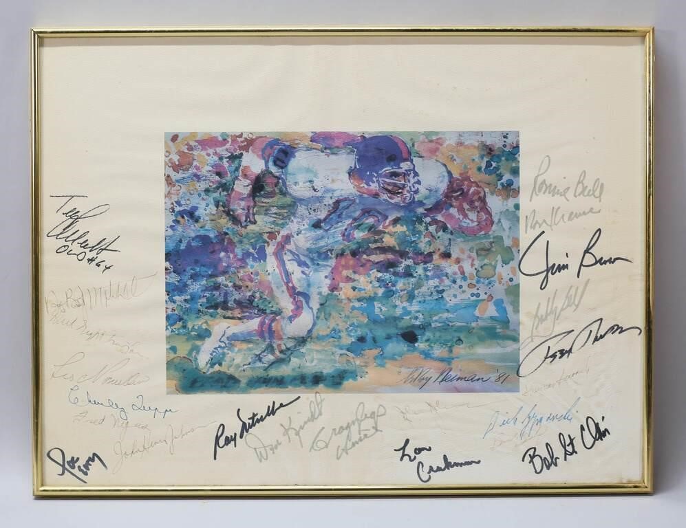 LEROY NEIMAN PRINT WITH NFL