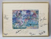LEROY NEIMAN PRINT WITH NFL AU