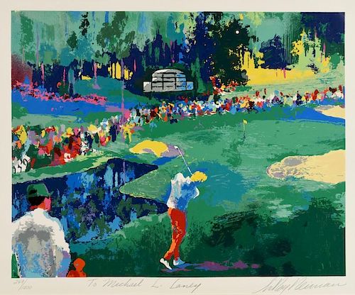 LEROY NEIMAN, SERIGRAPH, "16TH AT