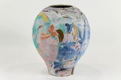 LEROY PARKER PAINTED CERAMIC V