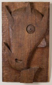 LEROY SETZIOL CARVED WOOD SCUL