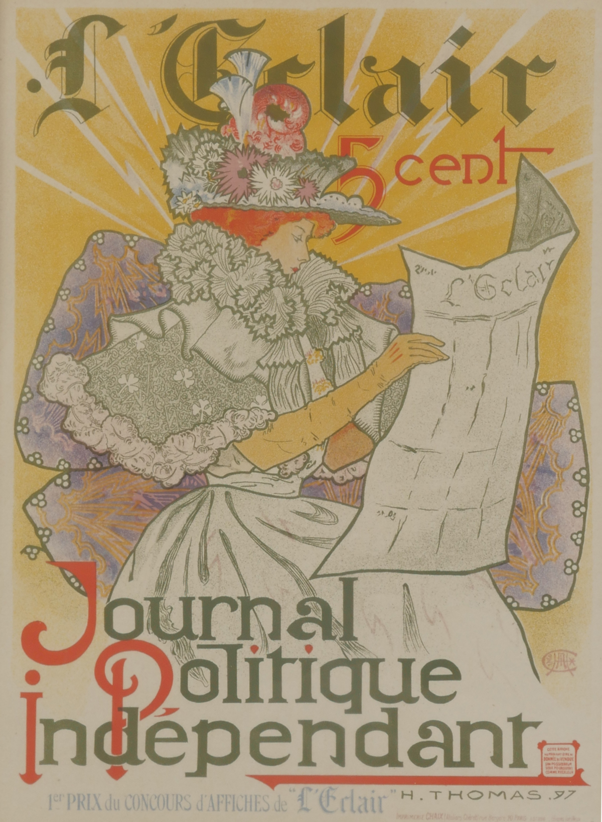 LES MAITRES DE L'AFFICHE LITHOGRAPH