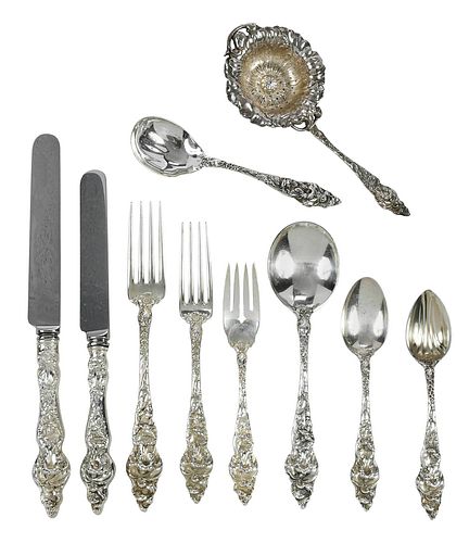 LES SIX FLEURS STERLING FLATWARE,