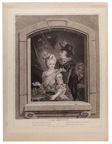L'ESCAMOTEUSE. AFTER FRANCOIS EISEN
