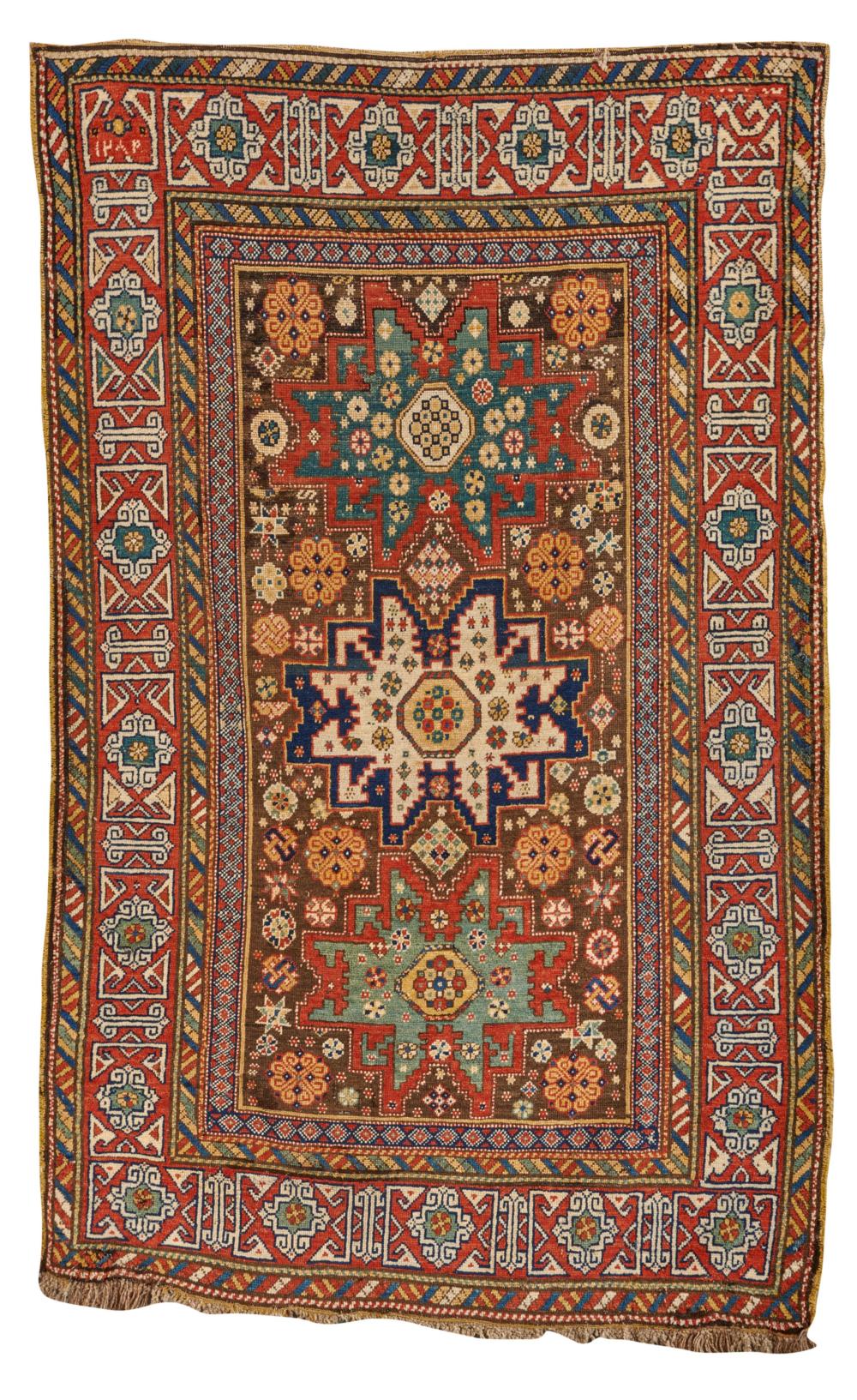 LESGHI RUG, CAUCASUS, DATED 1289