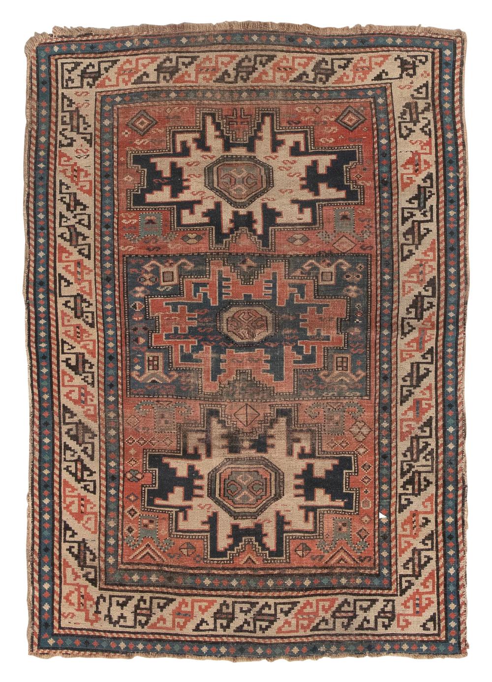 LESGHI STAR KAZAK RUG: 3'3" X