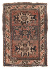 LESGHI STAR KAZAK RUG: 3'3" X
