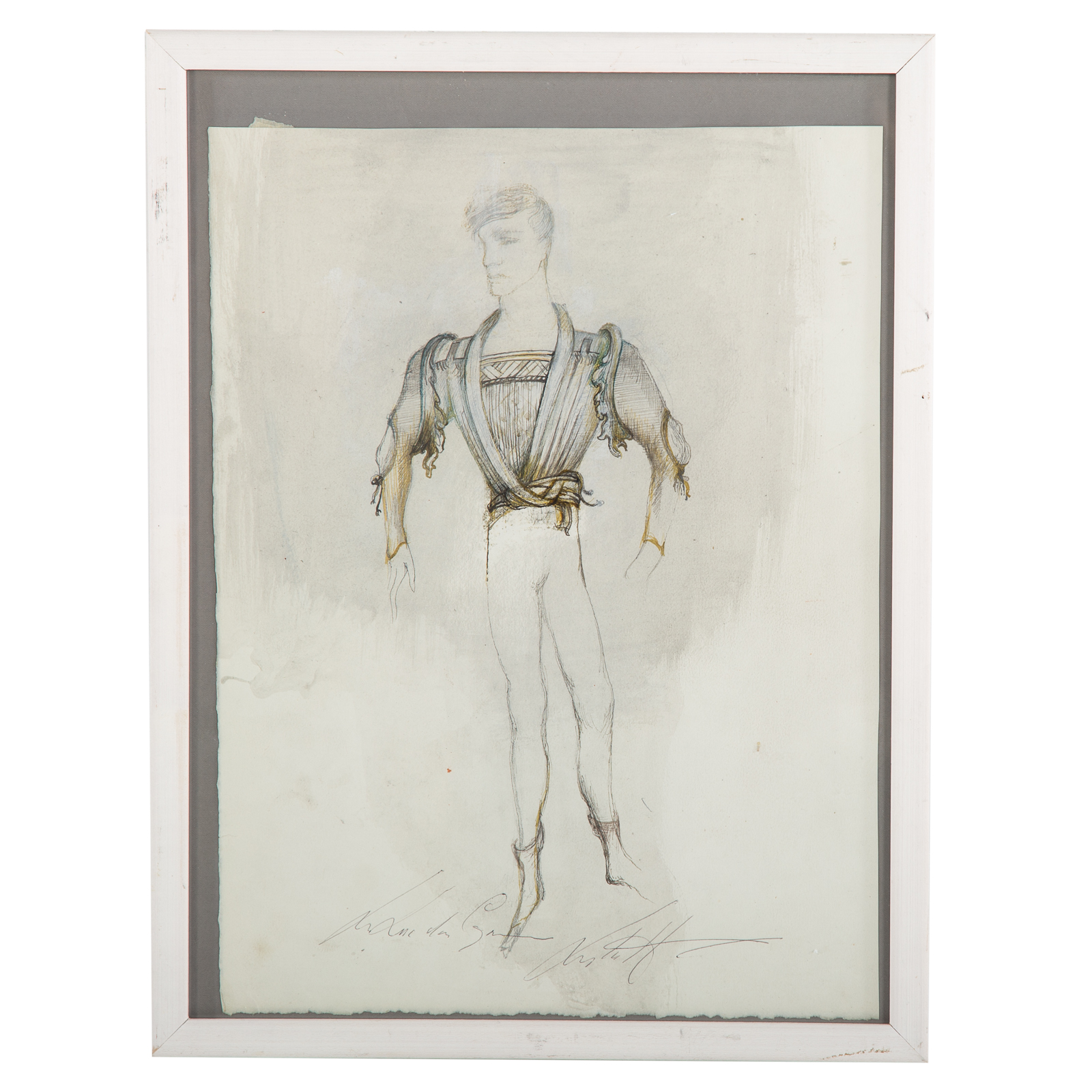 LESLIE HURRY. COSTUME DESIGN, INK