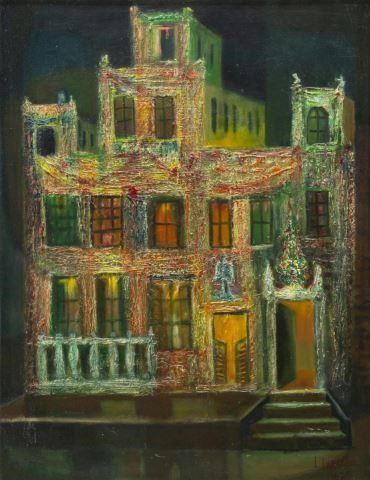 LESLIE LARSSON (1913-1970) TENEMENT