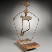 LESLIE THORNTON, PATINATED BRO