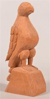 LESTER BREININGER CARVED PINE