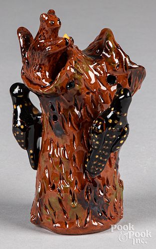 LESTER BREININGER REDWARE BIRDS AND