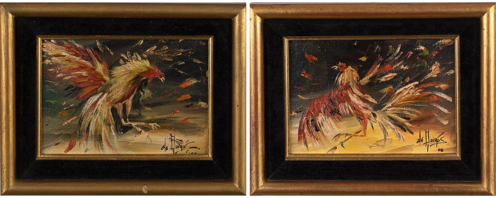 LESVER DE QUIROS, PAIR OF