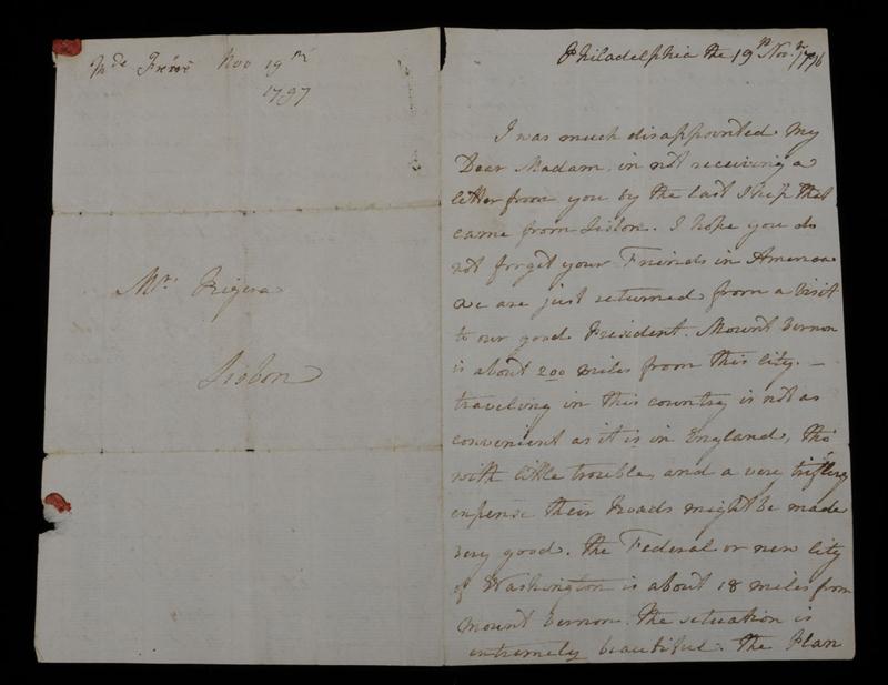 LETTER BY DE FRESE RECOUNTING A