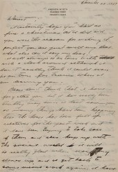 LETTER FROM ANDREW WYETH (AMER