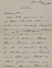 LETTER FROM ANDREW WYETH (AMER