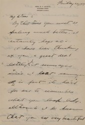 LETTER FROM ANDREW WYETH (AMER