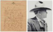 LETTER FROM G.W. "PAWNEE BILL"