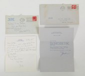 Letters signed by Darius Milha
