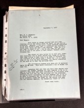 LETTERS TO AND FROM KAMMERER A
