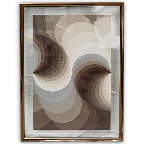 LEV MOROSS ABSTRACT SIGNED