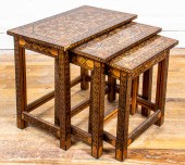 LEVANTINE INLAID NESTING TABLE