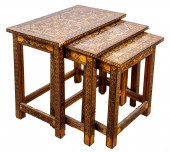LEVANTINE INLAID NESTING TABLE
