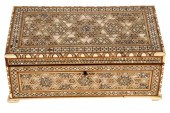 LEVANTINE INLAID WOOD TABLE BO