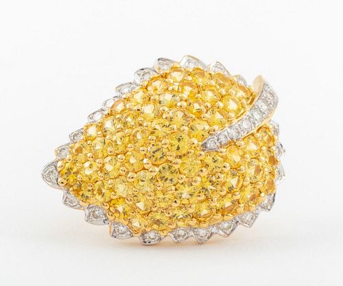 LEVIAN 18K GOLD YELLOW SAPPHIRE