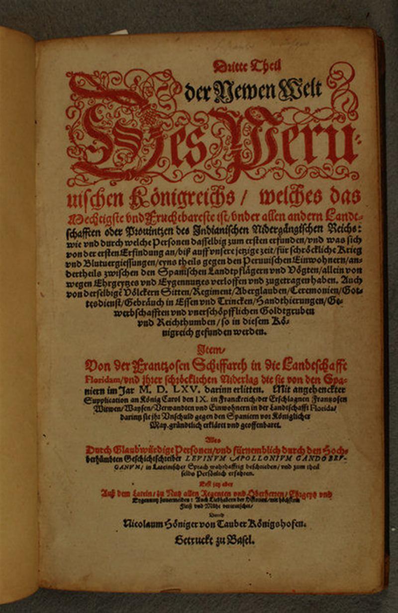 Levinus Appolonius, History of