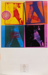 LEVI'S POSTER, AFTER ANDY WARH
