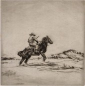 LEVON WEST (1900-1968) ETCHING