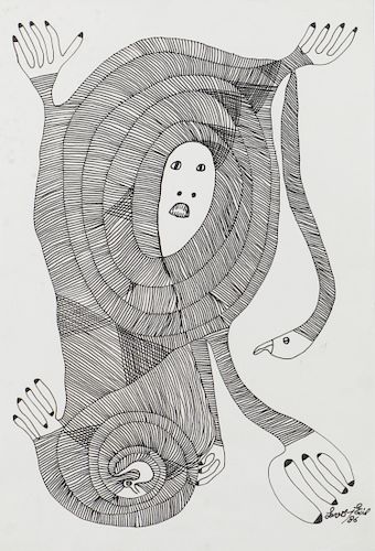 LEVOY EXIL (HAITIAN, B.1944) INK