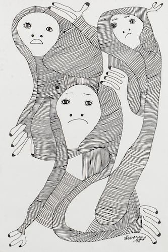 LEVOY EXIL (HAITIAN, B.1944) INK