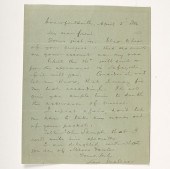 Lew Wallace ALS 1886 1p 6 x 7.