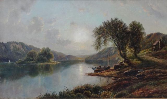 LEWIS Edmund D. O/C Landscape