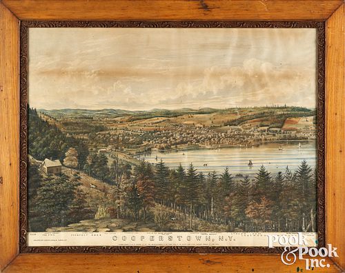 LEWIS & GOODWIN COLOR LITHOGRAPH OF