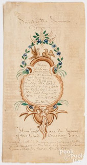 LEWIS MILLER, INK AND WATERCOL