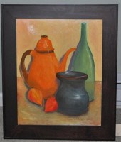 LEWIS SOKOLOFF, STILL LIFE O/C