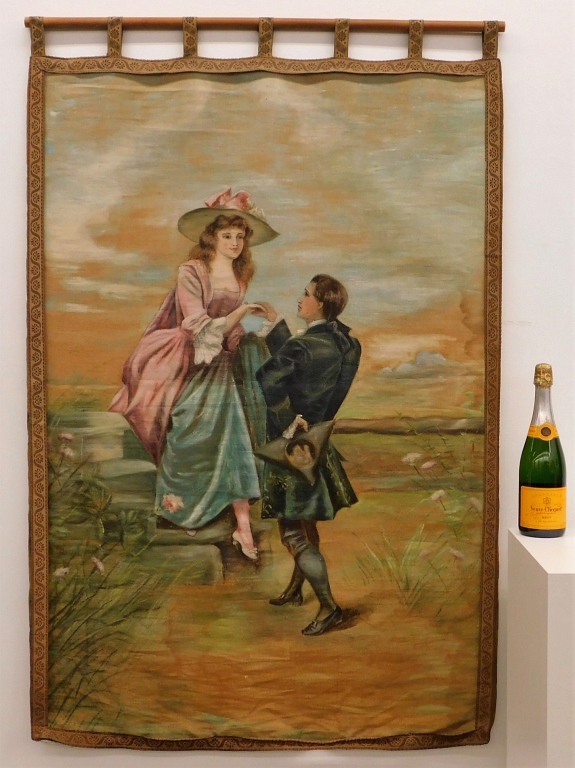 LG 18C AMERICAN HAND PAINTED WALL
