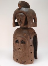 LG AFRICAN MUMUYE TRIBE CARVED