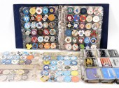 LG COLLECTION OF POKER CHIPS &