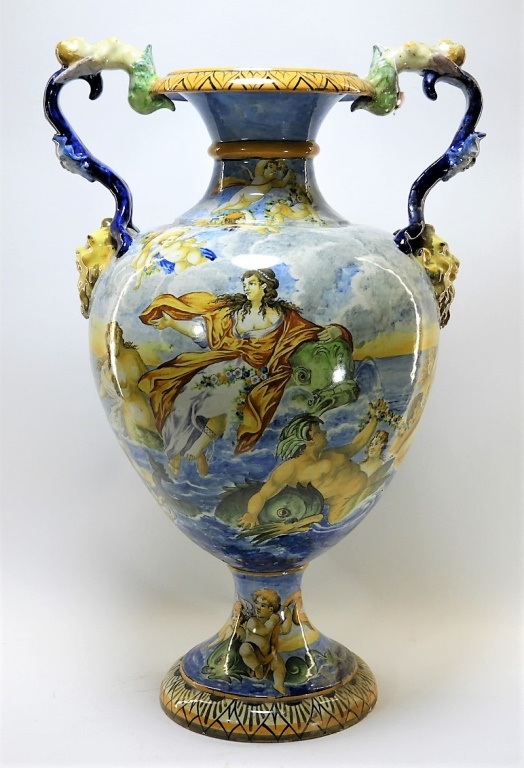 LG ITALIAN TIN GLAZE FAIENCE