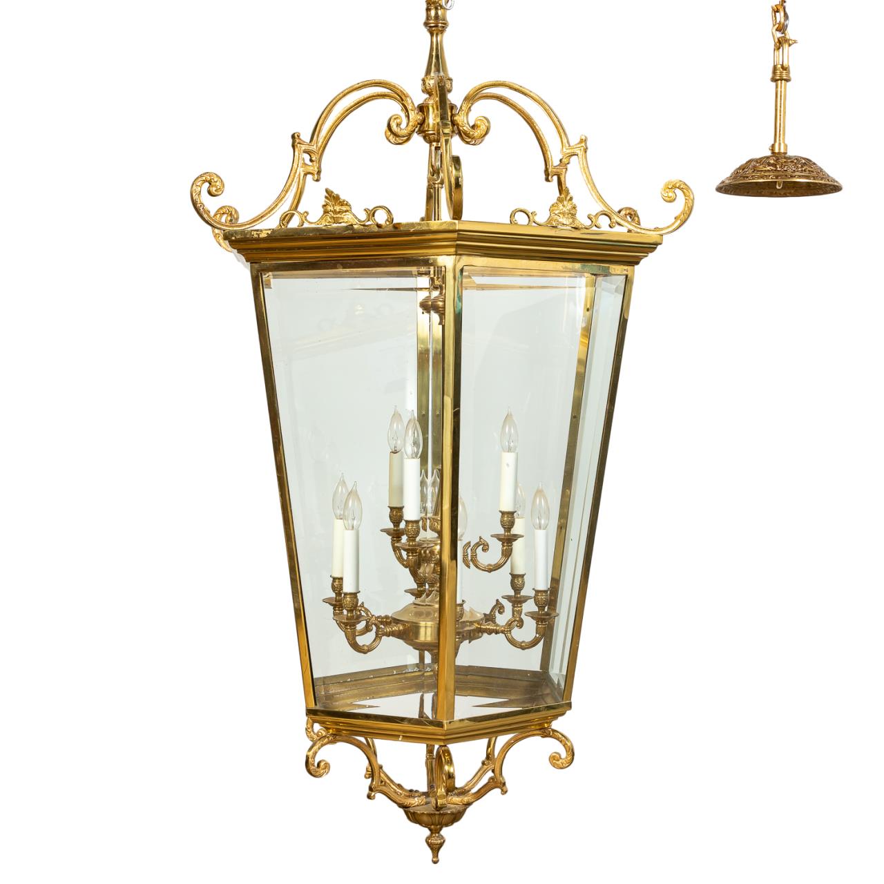 LG. LOUIS XVI-STYLE NINE-LIGHT