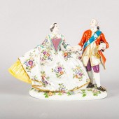 LG MEISSEN FIGURE GROUP, AUGUS