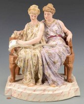 LG. RUDOLSTADT PORCELAIN GROUP