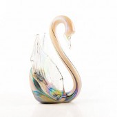 LG STUART ABELAMN ART GLASS IR
