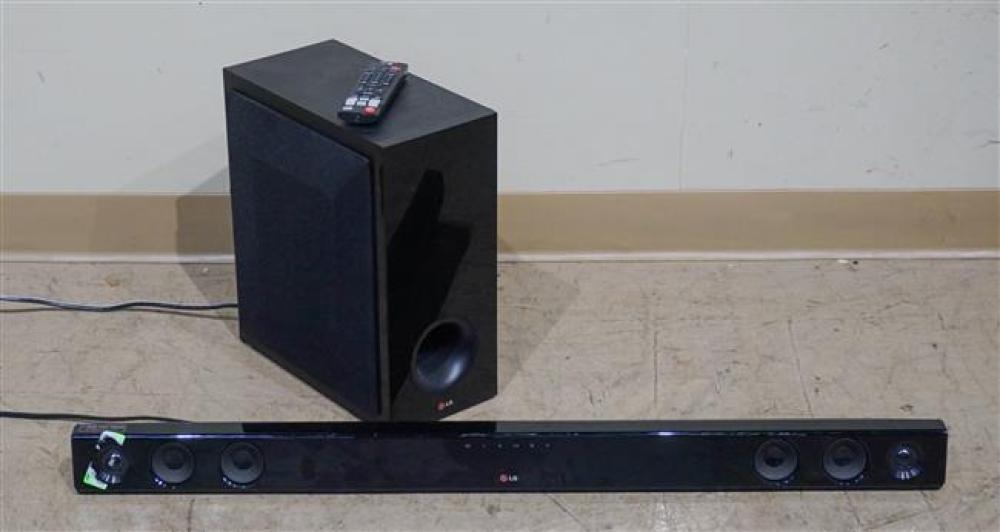 LG SUBWOOFER AND SOUNDBARLG