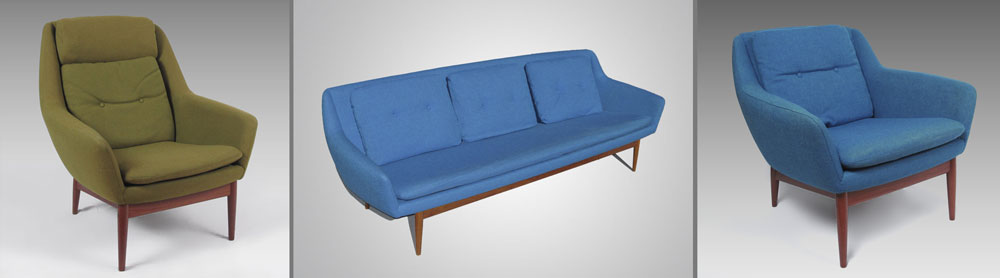 L.H. HEILLE MID CENTURY MODERN SOFA