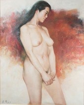 LI JIANGUO (1949-), PAINTINGNu